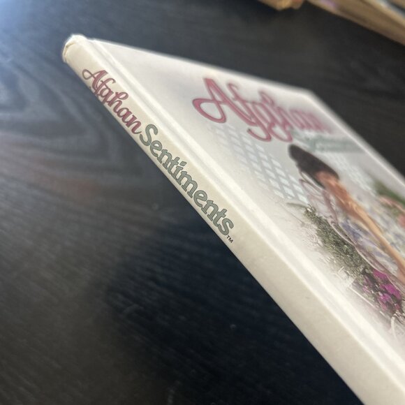 Vtg Afghan Sentiments Crochet Pattern Book Hardcover The Needlecraft Shop 1998 - Picture 9 of 9